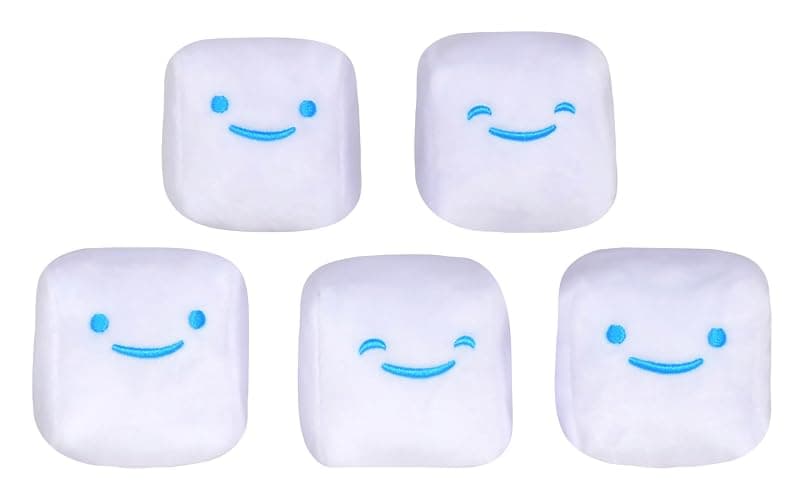 iscream Kraft Jet-Puffed Marshmallow 17.5" x 11" Pillow Set with Mini Marshmallow Pillows thumbnail 3