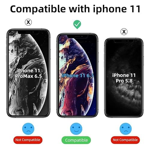 Yriklso for iPhone 11 Phone Case, Shockproof, Military Grade Drop Protection, Protective Hard Back Slim Translucent Case for iPhone 11 6.1'', White thumbnail 2