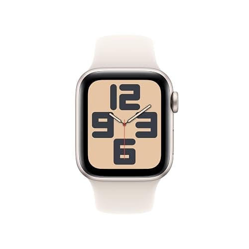 Apple Watch SE (2nd Gen) [GPS 40mm] Smartwatch with Starlight Aluminum Case with Starlight Sport Band S/M. Fitness and Sleep Trackers, Crash Detection, Heart Rate Monitor, Retina Display thumbnail 2