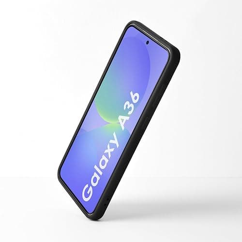 Mouzor Cute Phone Case for Samsung Galaxy A36 5G, Retro Cassette Tape Design Cases, Matte Finish Soft TPU Anti Fingerprint Shockproof Cover for Girls Boys Men Women, Black thumbnail 2