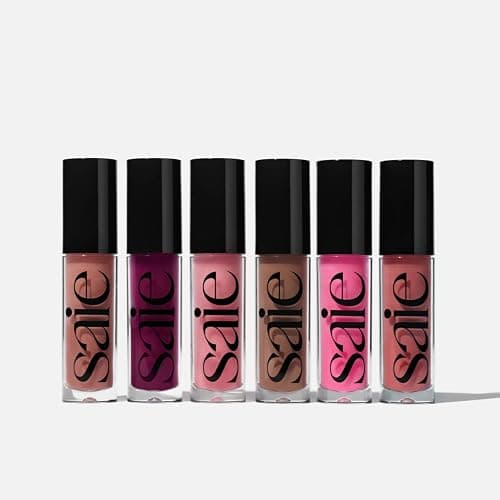 Saie Glossybounce - Hydrating Lip Gloss and Tinted Lip Oil Hybrid with Hyaluronic Acid & Jojoba Oil for Non-Sticky, Ultra-Shiny, Plump & Soft Lips - Everyday Makeup Essential - Kiss (.17 oz) thumbnail 7