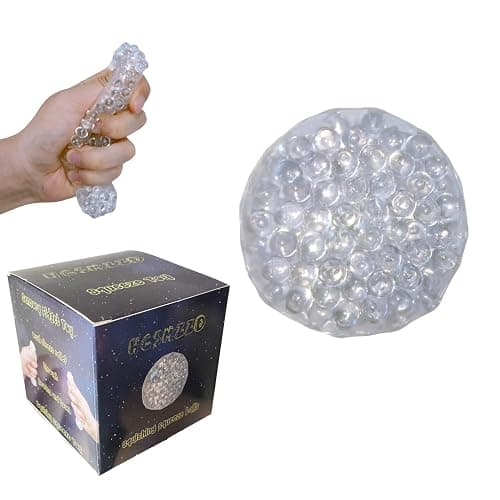 Crunchy Squishy, Fidget Toys, Squishing Stress Balls for Adults and Kids, Auditory and Tactile Dual Anxiety Relief Sensory Toy Stress Ball - Image 1