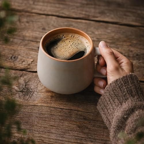 Ava Nord Ceramic Coffee Mugs Set of 4 | 12 oz Stoneware Coffee Cups | Lead-Free, Non-Toxic | Microwave and Dishwasher Safe | Comfortable Handle | Aesthetic Nordic Design for Tea and Latte | Sage Ash thumbnail 10