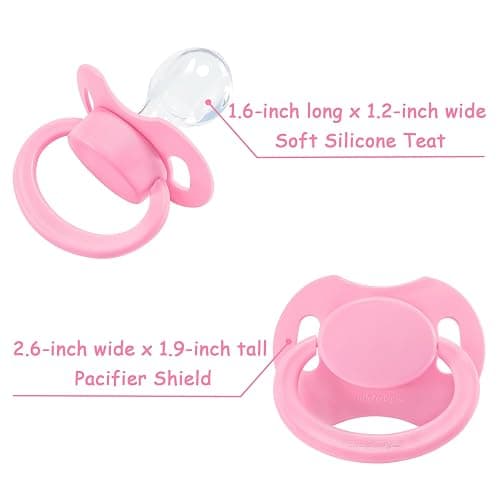 Littleforbig Bigshield Generation-II Adult Sized Pacifier Rosy thumbnail 6