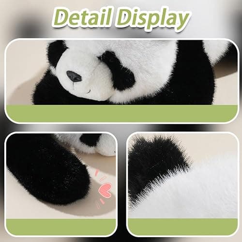 Weighted Plush Animals, The Weighted Animals for Adult, Hugging Pillow for Anxiety Relief & Sleep Support (Panda, 30CM) thumbnail 6