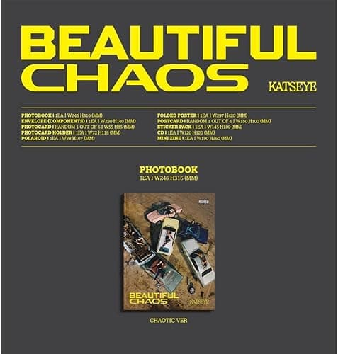 KATSEYE BEAUTIFUL CHAOS 2nd EP Album (CHAOTIC VER) thumbnail 2