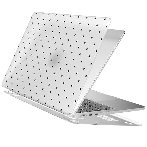 BlHMCASE Compatible with MacBook Air 13 inch Case M1 A2337 A2179 A1932 2022 2021 2020 2019 2018 Release, Cute Black Polka Dot Protective Hard Shell Matte Cover for MacBook Air 13.3 inch thumbnail 3