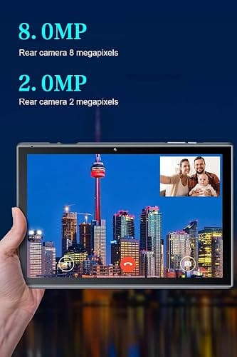10 inch Tablet Android 15 Tablet PC, 10.1" Android Tablets DDR4 8GB RAM(5GB Expand) 32GB ROM 2MP+8MP Dual Camera 5G WiFi-6 BT Support 1TB Expand 10 in IPS 6000mAh Battery Powerful Performance Tablets thumbnail 4