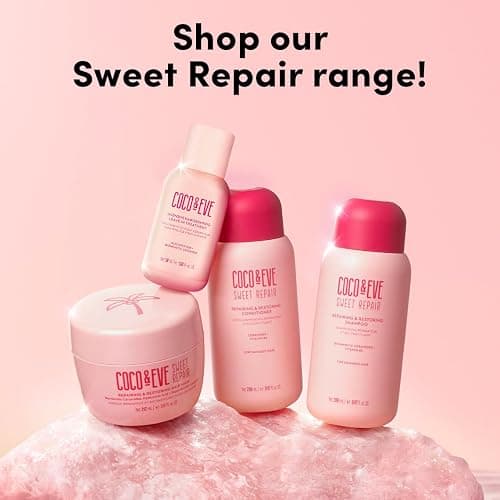 Coco & Eve Sweet Repair Smoothing Hair Mask for Damaged Hair - 7.17 fl oz | Deep Conditioning Treatment with Vegan Keratin Complex, Hyaluronic Acid & Hydrolyzed Rice Protein, for Women & Men, Hydrating thumbnail 8