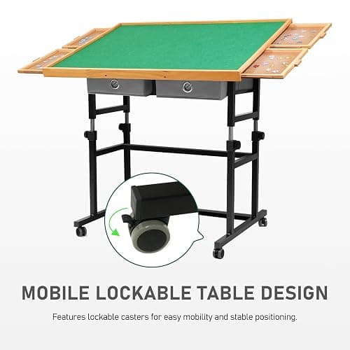 BuilderButler 2000 Pieces Puzzle Table with Wheels, with Drawers and Cover, 40.16"x28.5" Adjustable Height & 45° Tilting, Puzzle Board for Adults thumbnail 6