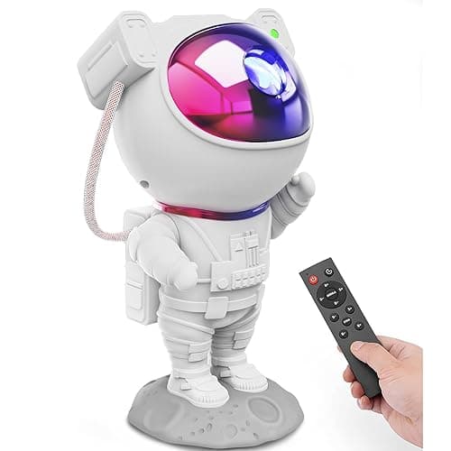 Mooyran Colorful Astronaut Galaxy Projector - Special Limited Edition Star Lights for Bedroom Astronaut Space Projector, Starry Ceiling Lamp with Timer & Remote, Adults Room Decor - Image 1