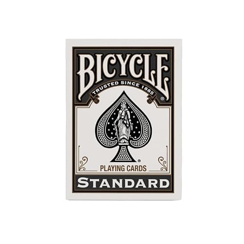Bicycle Black Playing Cards Standard Index Poker Size Classic Deck | Sleek black Rider Back design, Air Cushion Finish, Made in USA, For poker rummy euchre canasta and pinochle thumbnail 2
