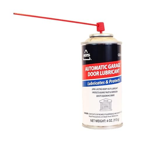 AGS Company Automotive Solutions Garage Door Lubricant Spray – 4 oz Aerosol, Protects Rollers & Springs, Quiets Squeaks, All-Weather Formula thumbnail 5