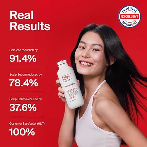 Dr.FORHAIR Folligen Shampoo | Korean Hair Care | Clarifying, Anti Dandruff, Scalp | For Hair Thickening & Fuller Looking, 16.91 fl oz thumbnail 4