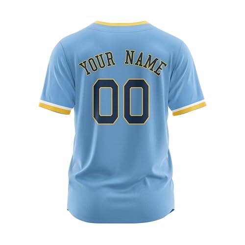 Custom Baseball Jersey - Personalized Name & Number | City Connect Shirts for Men, Women & Kids | Sports Team Uniforms thumbnail 4