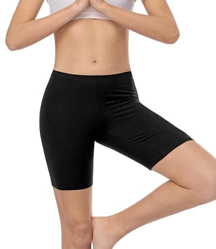 wirarpa Women's Cotton Boy Shorts Underwear Anti Chafing Soft Biker Short Plus Boy Shorts Panties 4 Pack thumbnail 2