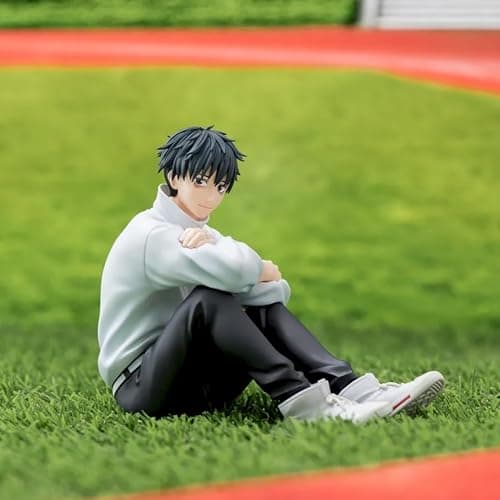 MABAIUDE 2pcs JJK Figure Inumaki Toge and Okkotsu Yuta Figure Statue, Sitting Pose JJK Anime Figurine Model Handmade Collectible Car Desktop Decor Gifts for Fans thumbnail 4