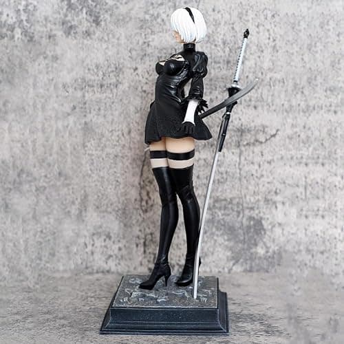 Zhongkaihua Automata 2B Actionfigur mit austauschbarem Kopf, PVC, Modell Yorha Nr. 2, Figur Typ B, 28 cm thumbnail 5