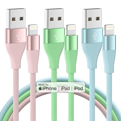 iPhone Charger 3Pack 10 FT Apple MFi Certified Lightning Cable Fast Charging iPhone Charger Cord Compatible with iPhone 14 13 12 11 Pro Max XR XS X 8 7 6 Plus SE iPad and More - Image 1