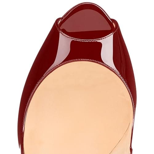Soireelady Escarpins Femme,Comfort Bout Ouvert Femme Chaussures,Talon Haut Aiguille 12CM thumbnail 4