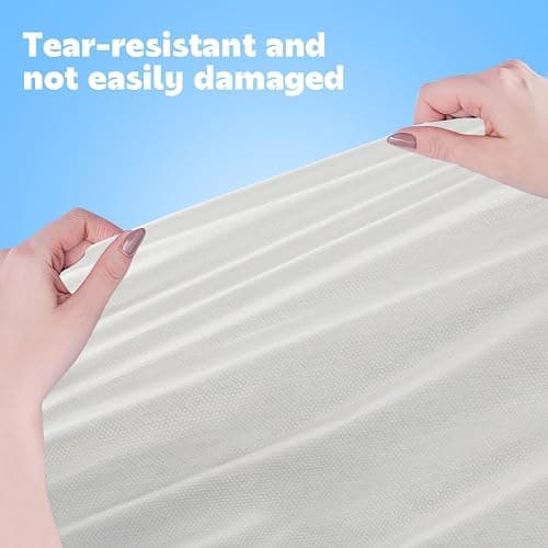 Myetasser Disposable Sheet Set Bedding Set for Hotel Kingsize, with Sheet Quilt Cover and 2 Pillowcase, for Hotel/Travel/Home Vistor, Hypoallergenic, Reusable thumbnail 5