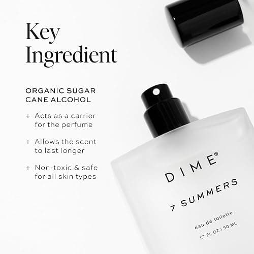 Dime Beauty 7 Summers Perfume for Women, 1.7 oz / 50 ml - Sweet Floral Scent, Clean Fragrance Eau de Toilette, Hypoallergenic - 1.7 Fl Oz (Pack of 1) thumbnail 5