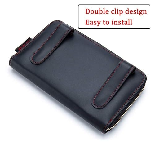 Car Tissue Holder, Car Visor Tissue Holder, Perfect Solid Color Auto Tissue Box, Tissue case Holder for car (Black) - Black thumbnail 4