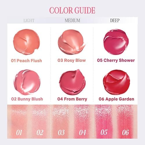 CLIO Essential Lip & Cheek Tap, Easy to Use, Glides on Effortlessly, Non-Greasy, Travel-Sized Creamy & Blendable Color For Lips & Cheeks (02 BUNNY FLUSH, One Size) thumbnail 6