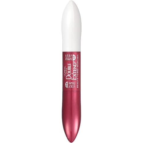 L'Oreal Paris Makeup Double Extend Tubing Mascara, Lengthening 2 Step Mascara, Smudgeproof, Black thumbnail 7