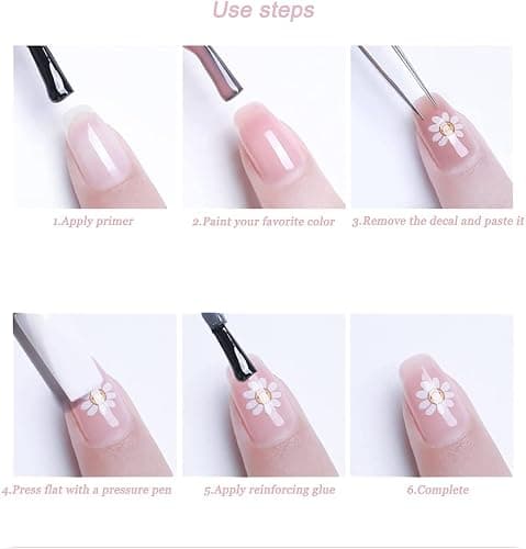 Cute Brown Nail Stickers  thumbnail 6
