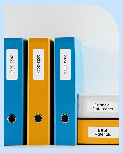 Odolpin 3 Rolls Compatible with Nelko P21 Label Maker Tape,14x40mm (0.55"x1.57"),180 Labels/Roll, White,Self-Adhesive Tag P21 Label Tape, Replace for NADAIIN N12, ORGBRO X1, ORGSTA S001 Label Maker thumbnail 7
