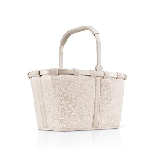 reisenthel carrybag teddy sand – Stabiler Einkaufskorb mit viel Stauraum und praktischer Innentasche – Elegantes und wasserabweisendes Design thumbnail 3