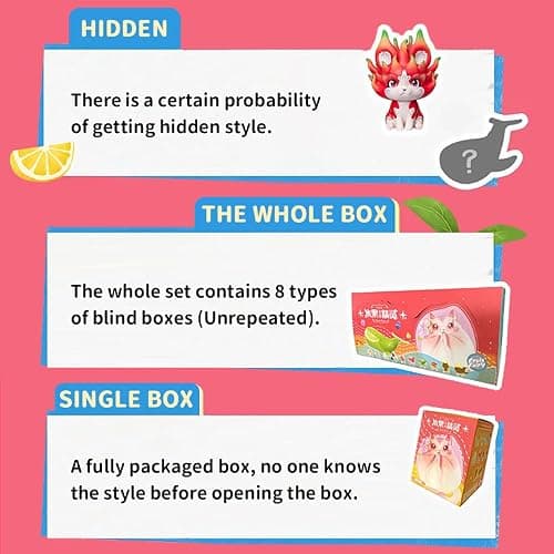 BEEMAI Fruit Fairy Series 1PC Random Designed Cute Figures Collectibles Birthday Gift thumbnail 4