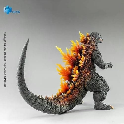 LEBOO Hiya Toys Godzila (2000): Millennium Radiant Heating Ray Godzila Exquisite Basic 7inch Action Figure EBG0398 Age 15+ thumbnail 4