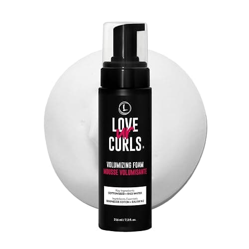 Love Ur Curls® Volumizing Foam, Lightweight Mousse for Curly Hair, Volume & Definition, Frizz Control, Soft Hold, Vegan, Silicone-Free, Quick-Drying, 7.3Fl. Oz. - Image 1