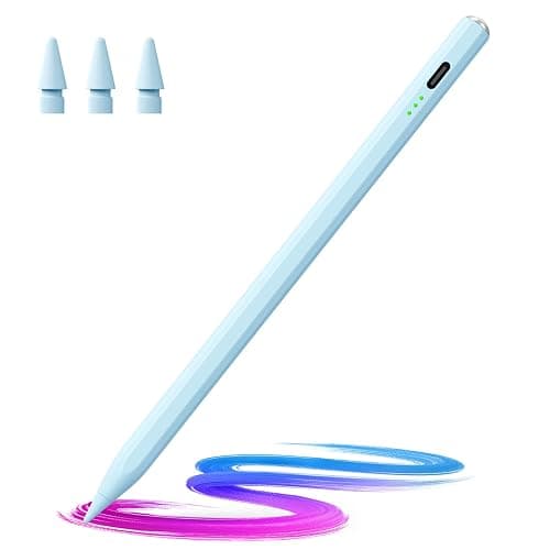 Hastraith Stylus Pen for iPad 2018-2026,13Min Fast Charge Apple iPad Pencil | Tilt Sensitivity & Palm Rejection for iPad 11/10/9/8/7/6th Gen, Air 5/4/3/M4/M3/M2, Pro 13"/12.9"/11"/M4, Mini 7/6/5th, Blue - Image 1
