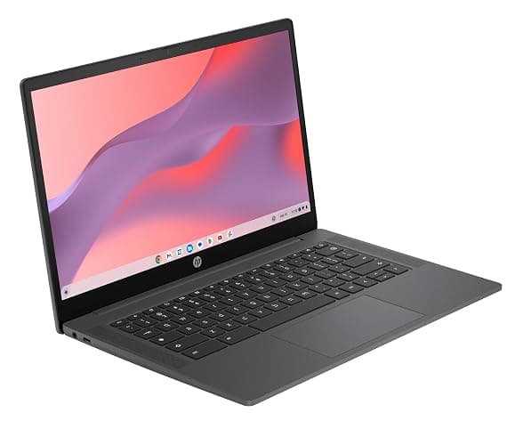 HP Chromebook 14 inch, Intel® Processor N100, 4GB RAM, 128GB UFS, HD(1366 x 768), Anti-Glare, HP True Vision 720p HD Camera w Privacy Shutter, Dual-Array mic, ChromeOS, Chalkboard Grey (14a-nf0036ca) thumbnail 2