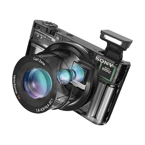 Sony RX100 20.2 MP Premium Compact Digital Camera w/ 1-inch sensor, 28-100mm ZEISS zoom lens, 3” LCD thumbnail 3