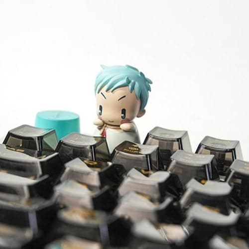 Bahomu Anime Blind Box, Cute Alien Stage Baby Series Mechanical Keycaps Blind Box Figure, Collectable PVC Figure for Birthday Gifts thumbnail 7