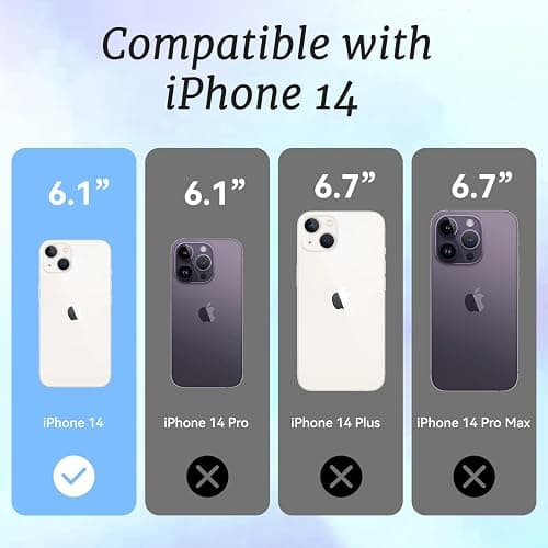 ChiCaseVer for iPhone 14 Case, Coastal Vintage Collage Pattern, Military-Grade Drop Protection, Vintage Coastal Soft Slim TPU Protective Cover with Camera Protection for WomenGirls thumbnail 7