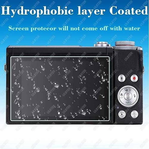 ULBTER G7 X Mark III Screen Protector for Canon G7X Mark III Camera [3Pack], 9H Hardness G7XIII Tempered Glass Cover Anti-Scrach Anti-Bubble Anti-Dust thumbnail 6