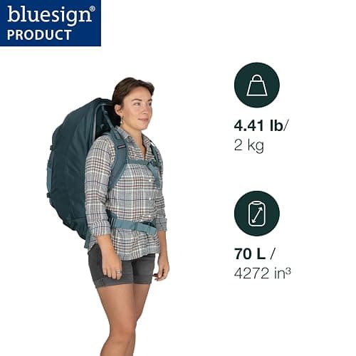 Osprey Fairview 40L Women's Travel Backpack, Graphite Purple thumbnail 2