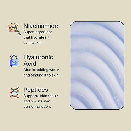 Bubble Skincare Drink Up Duo Dewy Skin Care Set - Travel Size Gift Set Includes Water Slide Hyaluronic Acid Serum & Slam Dunk Face Moisturizer - Promotes Healthy, Hydrated Skin (2 Count) thumbnail 6
