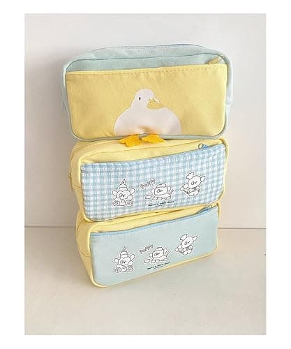 Aesthetic Coquette Organizer Cutecore Makeup Bag For Purse Kawaii Animal Print Cosmetic Bag Y2K Makeup Pouch For Women (Blue) thumbnail 5