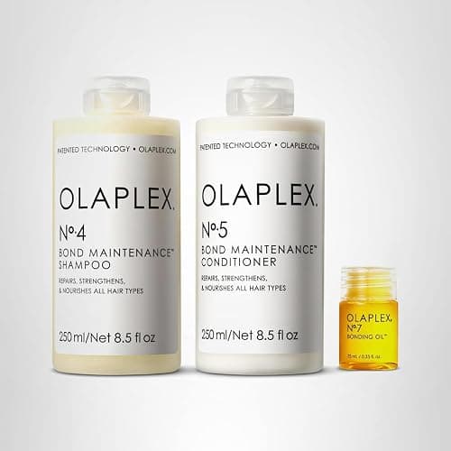 Olaplex Wash and Shine Hair Kit: No. 4, 5, 7, Shampoo & Conditioner Set | Cleanse, Hydrate, & Control Frizz Up to 72 Hours | Bonding Oil for Shine & Protect | For Coily, Curly, Straight, and Wavy thumbnail 6