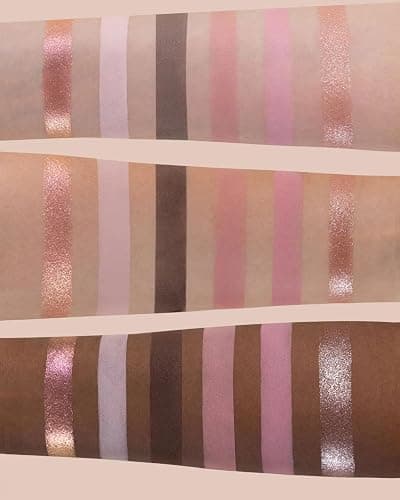 Swan Ballet 6-farbige Make-up-Palette, Lidschatten, Rouge, Hervorhebung und Kontur, Flower Know Make-up-Palette mit 4 matten + 2 schimmernden neutralen Farbtönen (Pink Swan) thumbnail 3