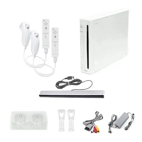 Nintendo Wii Console, White Premium Bundle (Renewed) - Image 1