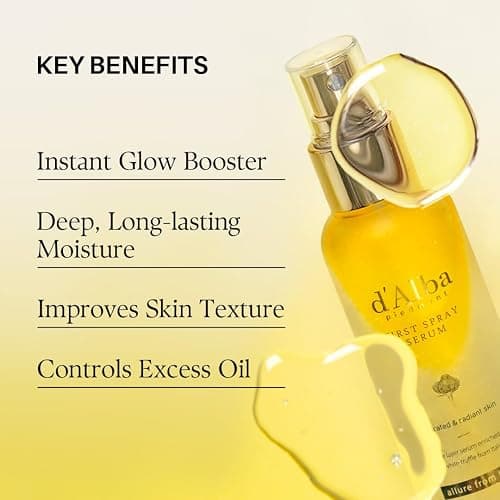 d'alba Piedmont Italian White Truffle First Spray Serum, Vegan Skin Care, Light-weight Face Moisturizer, Glow Serum for Radiant Skin, Non Comedogenic, All In One Mist, Korean Skin Care (3.38 fl oz.) thumbnail 7