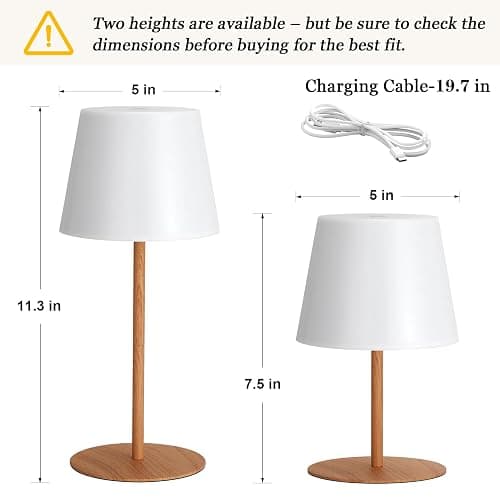 Shower Lamp Rechargeable Waterproof Lamp, Cordless Table Lamp for Bathroom | IP65 Spa-Like Shower Light, 4000mAh Battery Powered, 3 Color Modes, Stepless Dimming and Memory, for Bathtub Outdoor (1Pack) thumbnail 5