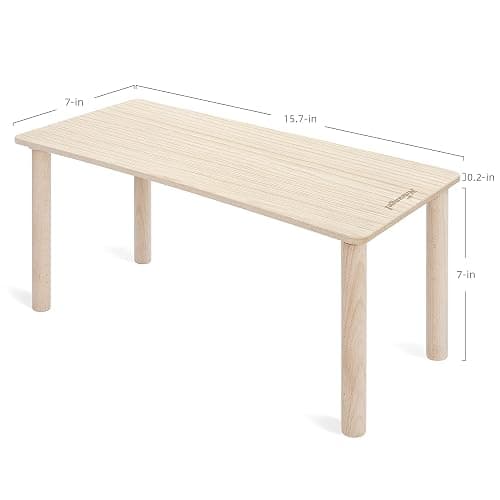 Niteangel Hamster Play Wooden Platform for Dwarf Syrian Hamsters Gerbils Mice Degus or Other Small Pets (Rectange - 7'' Height, Burlywood) thumbnail 6